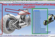 CATIA Part Modeli CATIA Producta Cevirme