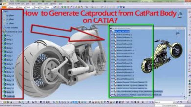 CATIA Part Modeli CATIA Producta Cevirme