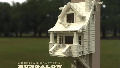 3D Portatif Kus Evi STL 3D Modeli